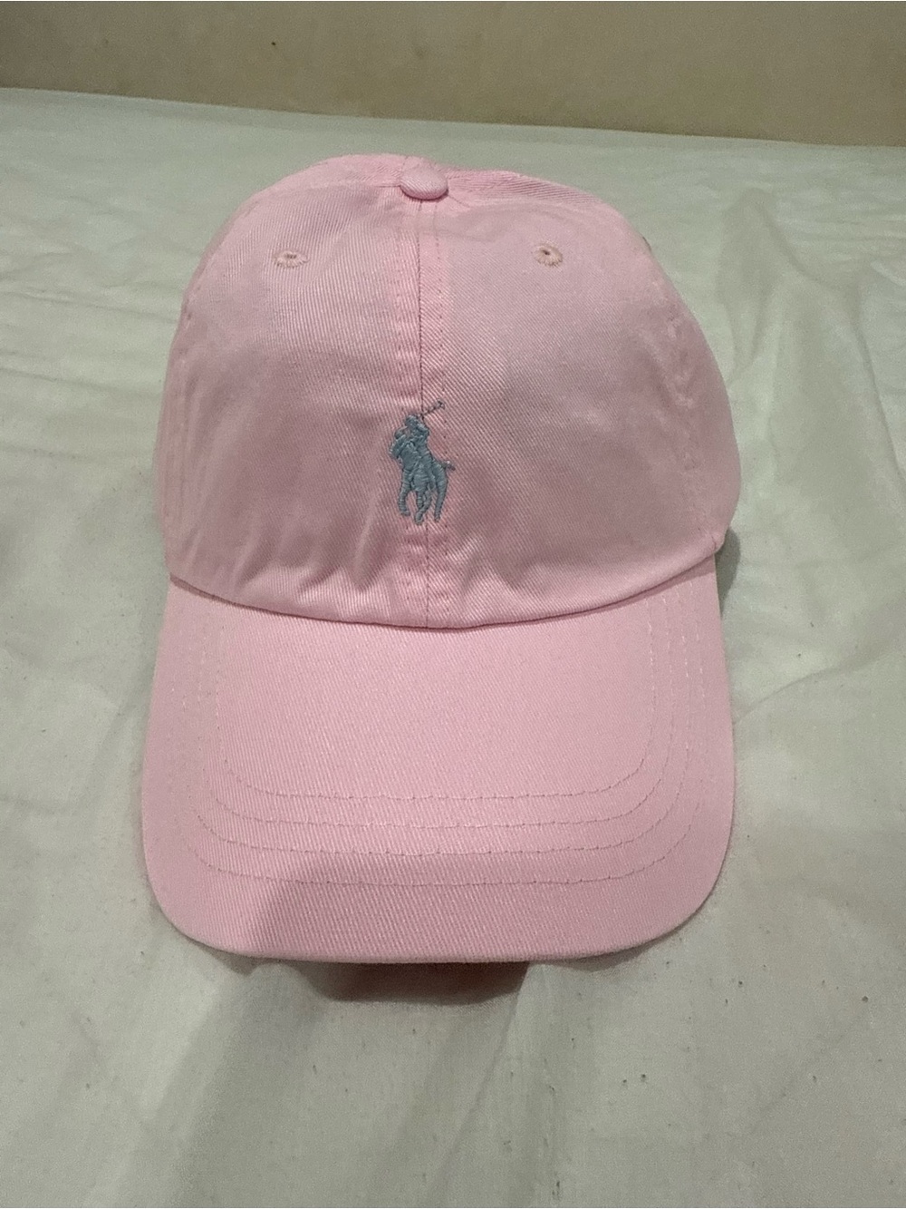 Ralph Lauren Pink Polo Player Baseball Cap
